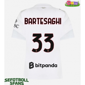 AC Milan Davide Bartesaghi #33 Bortatröja Kvinnor 2026-27 Kortärmad